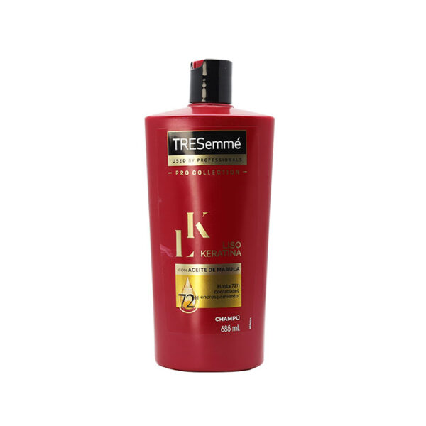 شامپو tresemme صاف و نرم کننده کراتین شفاف 600 میلی لیتر