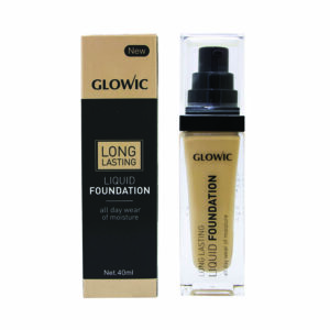 کرم پودر شیشه ای گلویک مدل Long Lasting